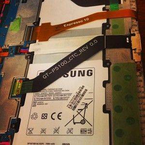 Samsung Tab 2 GT-P5100 Battery repair