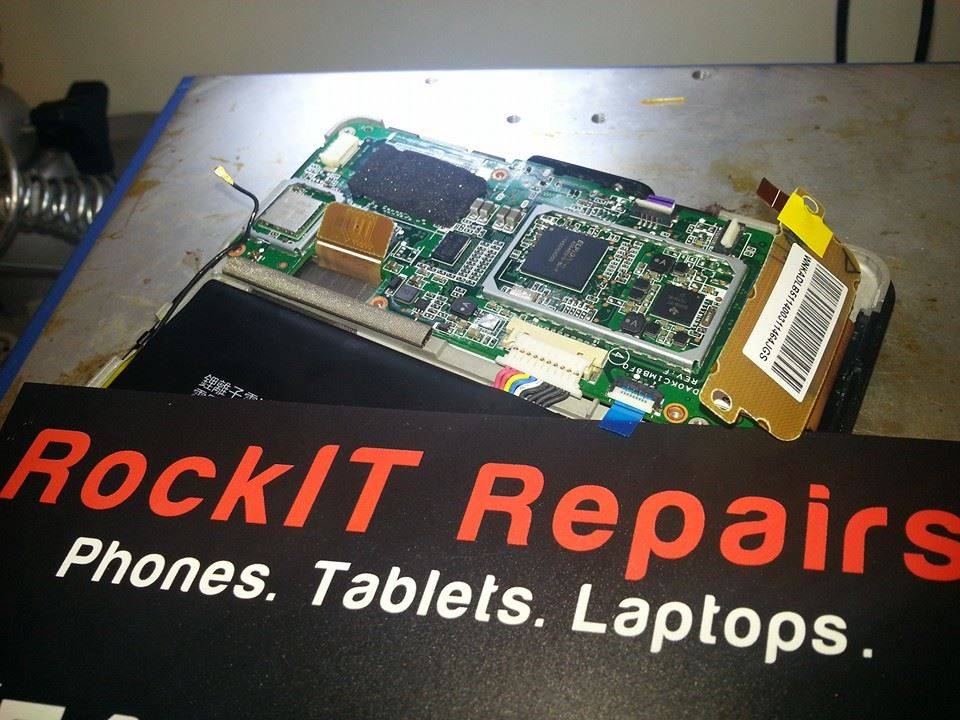 image of a logic board installed in a kindle fire d01400 image of a logic board installed in a kindle fire d01400